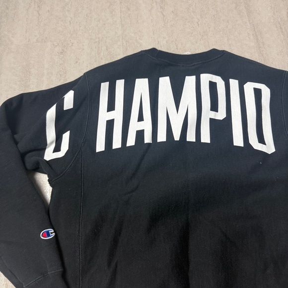 Champion sweatshirt Reverse Weave oversized Logo crew neck - Picture 9 of 10